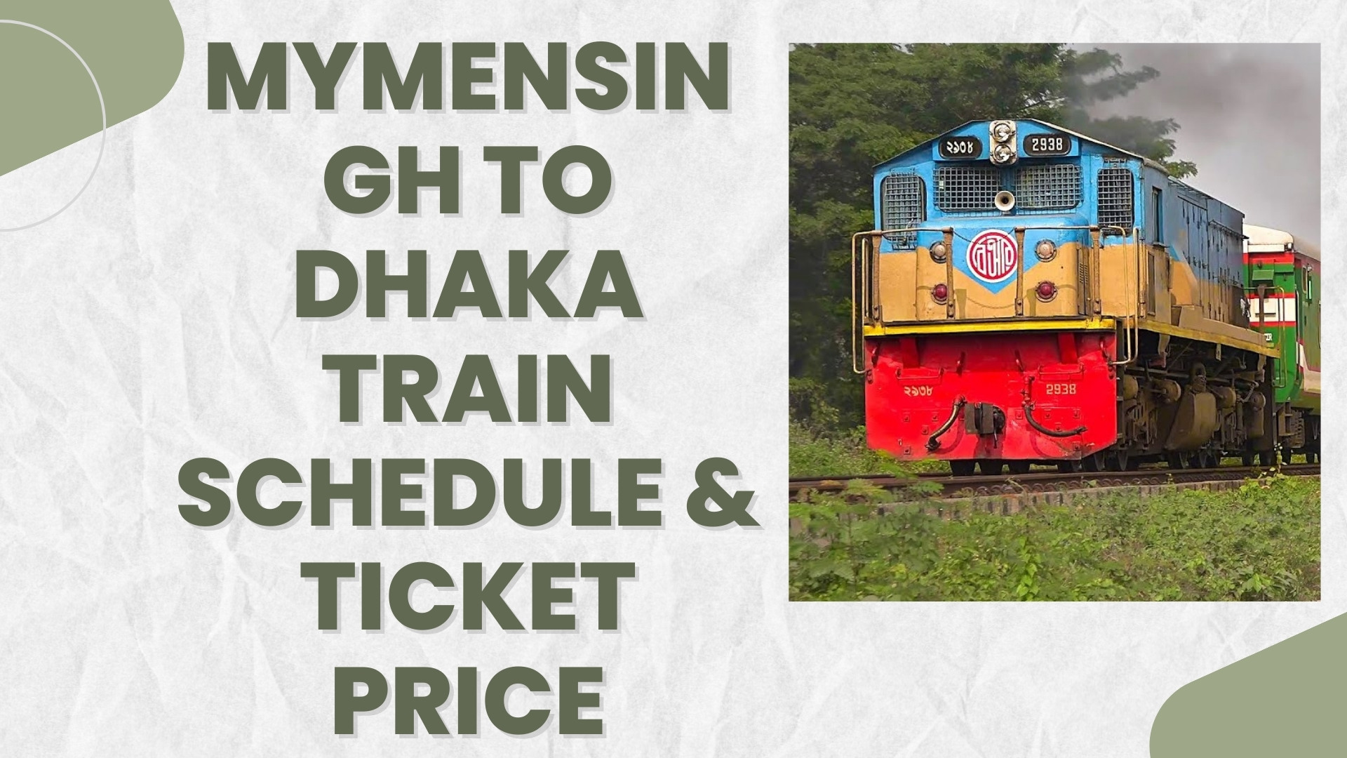 Mymensingh To Dhaka Train Schedule Ticket Price 2024 Trainzinfo