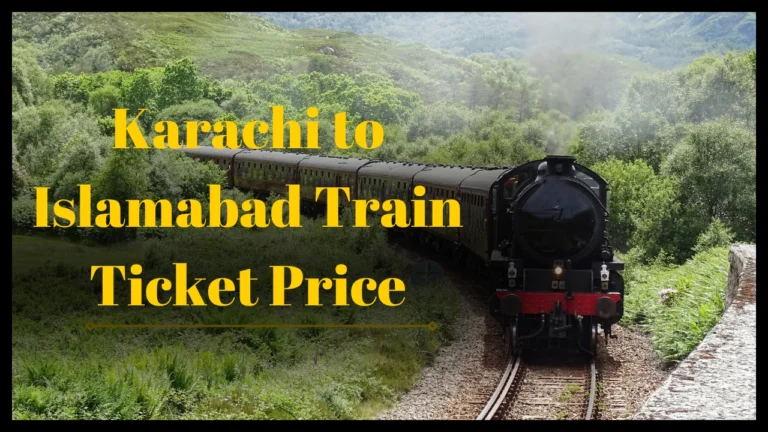 Karachi to Islamabad Train Ticket Price