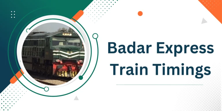 Badar Express Train Timings